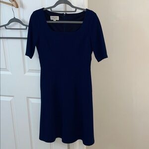 Kasper Women's Deep Blue Midi Dress